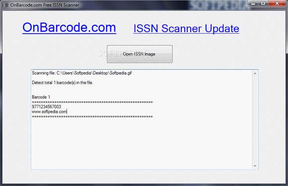 OnBarcode.com Free ISSN Scanner кряк лекарство crack