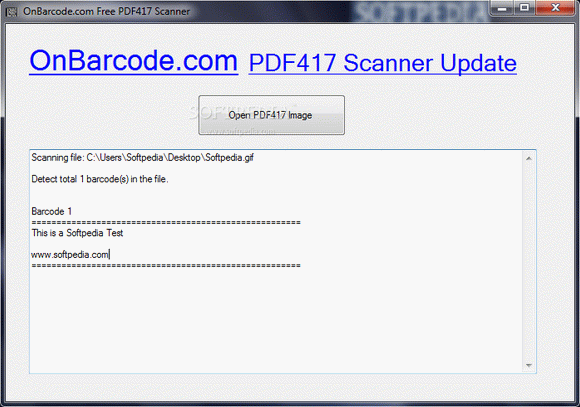 OnBarcode.com Free PDF417 Scanner кряк лекарство crack