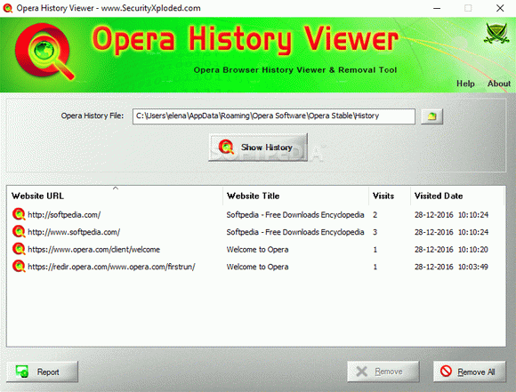 Opera History Viewer кряк лекарство crack