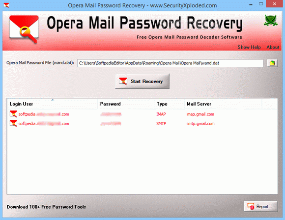 Opera Mail Password Recovery кряк лекарство crack