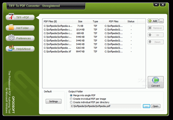 OpooSoft TIFF To PDF GUI + Command Line кряк лекарство crack