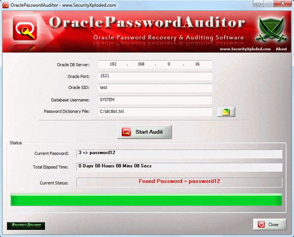 Oracle Password Auditor кряк лекарство crack