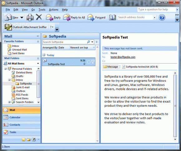 Outlook Attachment Sniffer кряк лекарство crack