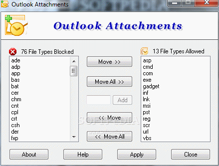 Outlook Attachments кряк лекарство crack