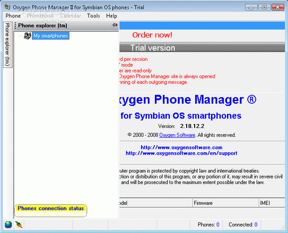 Oxygen Phone Manager for Symbian phones кряк лекарство crack