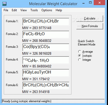 Molecular Weight Calculator кряк лекарство crack