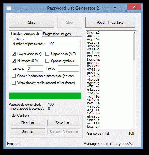 Password List Generator кряк лекарство crack