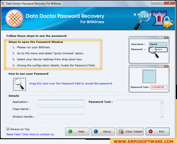 Password Recovery Software For BitKinex кряк лекарство crack