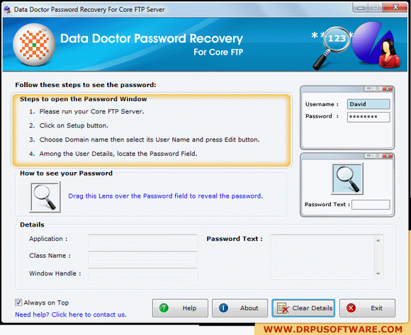 Password Recovery Software For Core FTP кряк лекарство crack