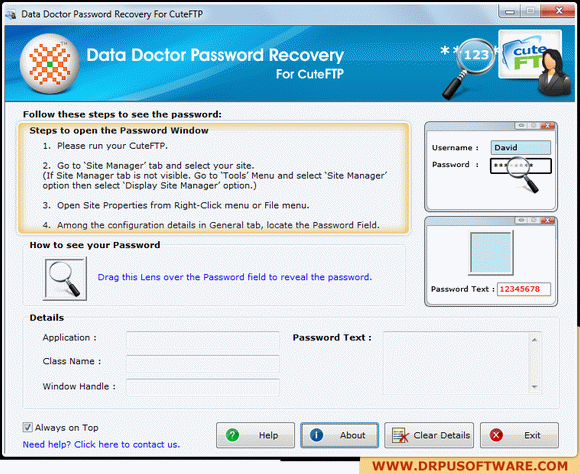 Password Recovery Software For CuteFTP кряк лекарство crack