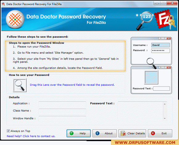 Password Recovery Software For FileZilla кряк лекарство crack