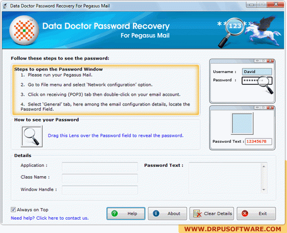 Password Recovery Software For Pegasus Mail кряк лекарство crack