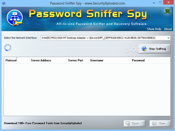 Password Sniffer Spy кряк лекарство crack