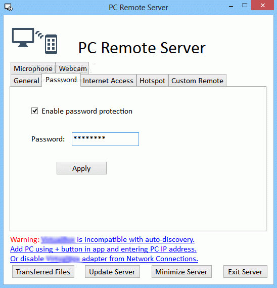 PC Remote Server кряк лекарство crack