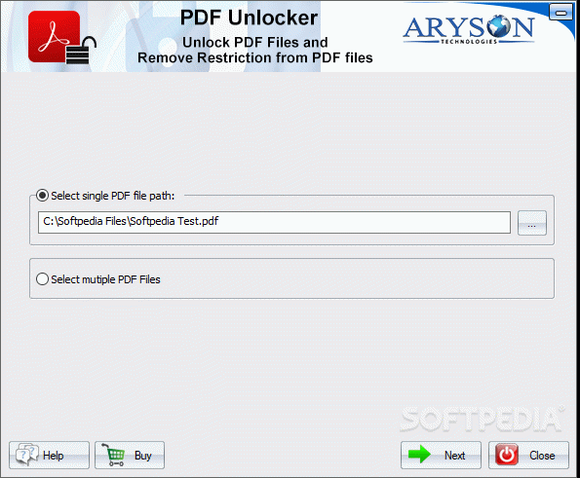 Aryson PDF File Unlocker кряк лекарство crack