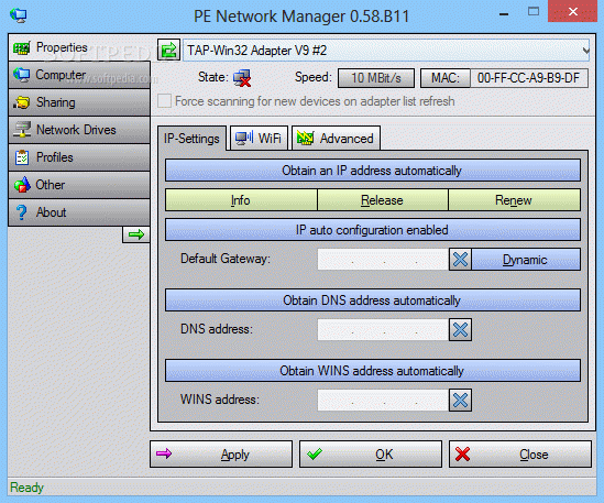 PE Network Manager кряк лекарство crack