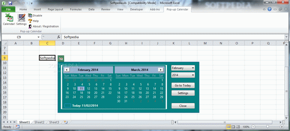 Pop-up Excel Calendar кряк лекарство crack