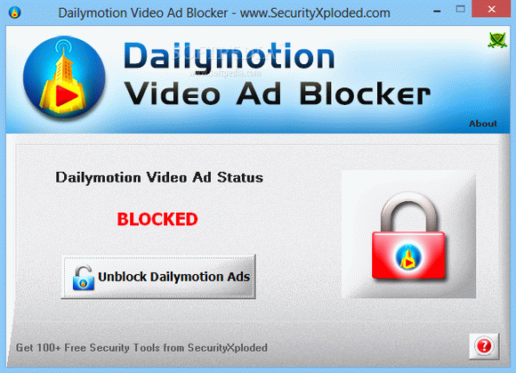 Portable Dailymotion Video Ad Blocker кряк лекарство crack