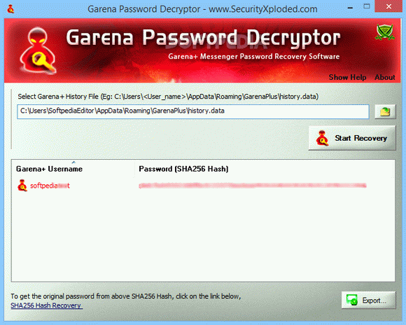 Portable Garena Password Decryptor кряк лекарство crack