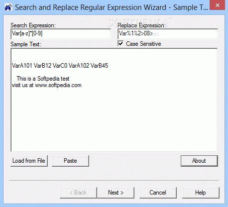 Portable Search and Replace Regular Expression Wizard кряк лекарство crack