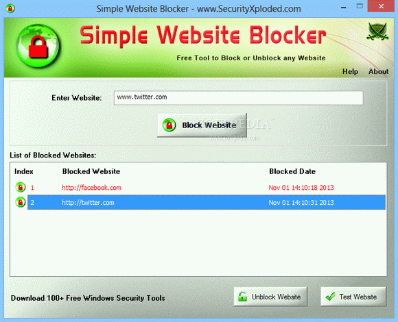 Portable Simple Website Blocker кряк лекарство crack