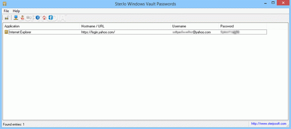 Portable SterJo Windows Vault Passwords кряк лекарство crack