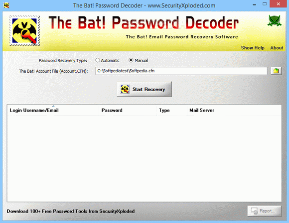 Portable The Bat! Password Decoder кряк лекарство crack