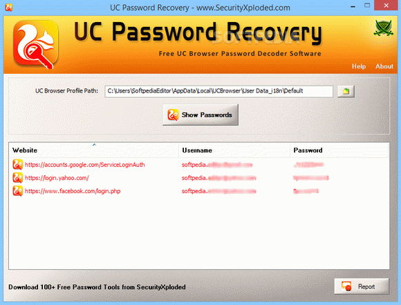 Portable UC Password Recovery кряк лекарство crack