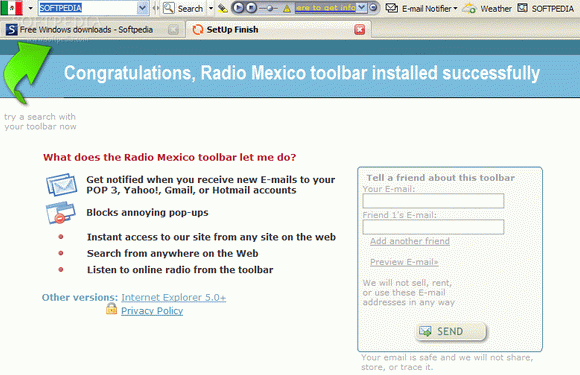 Radio Mexico toolbar for Firefox кряк лекарство crack