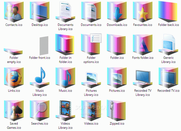 Rainbow Prism Folder Icons кряк лекарство crack