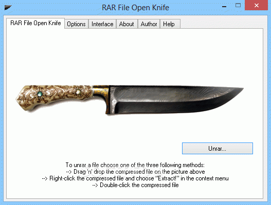 RAR File Open Knife кряк лекарство crack