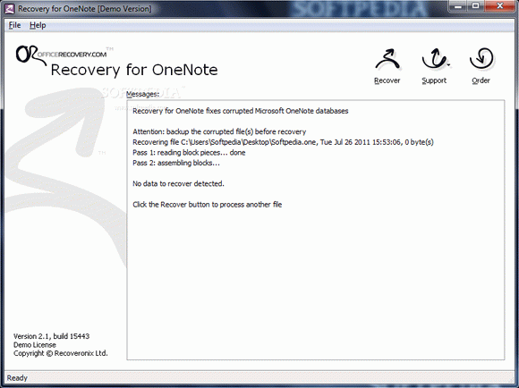 Recovery for OneNote кряк лекарство crack