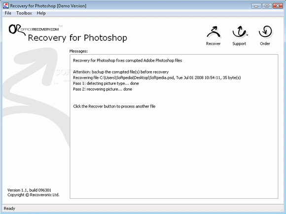 Recovery for Photoshop кряк лекарство crack