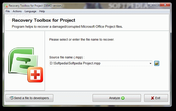 Recovery Toolbox for Project кряк лекарство crack