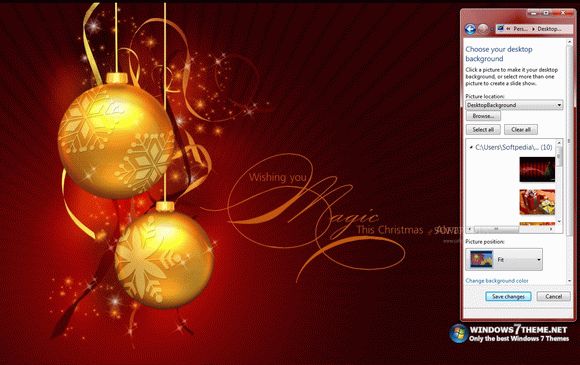 Red Christmas Windows 7 Theme with music кряк лекарство crack