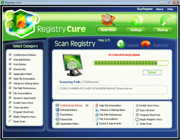 Registry Cure кряк лекарство crack