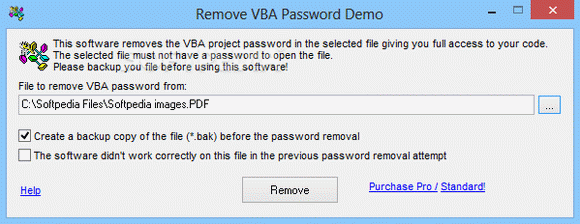 Remove VBA Password кряк лекарство crack