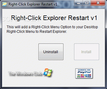 Right-Click Restart Explorer кряк лекарство crack