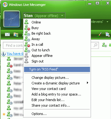 RSS-Feed Windows Live Messenger Add-In кряк лекарство crack