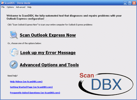 ScanDBX for Outlook Express кряк лекарство crack