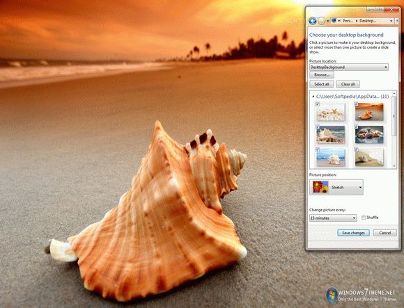 Sea Shells Windows 7 Theme with sound кряк лекарство crack