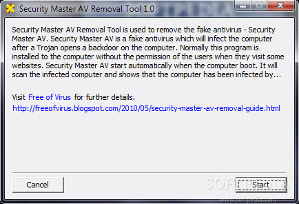 Security Master AV Removal Tool кряк лекарство crack