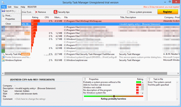 Security Task Manager кряк лекарство crack