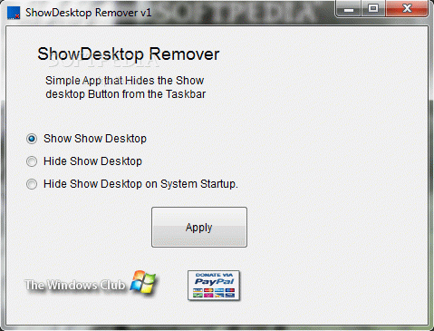 ShowDesktop Remover кряк лекарство crack
