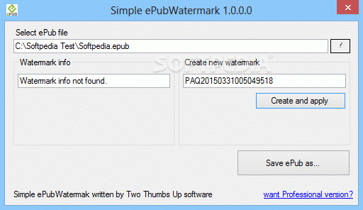 Simple ePub Watermark кряк лекарство crack