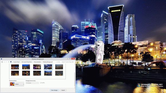 Singapore Night Skyline Windows 7 Theme кряк лекарство crack