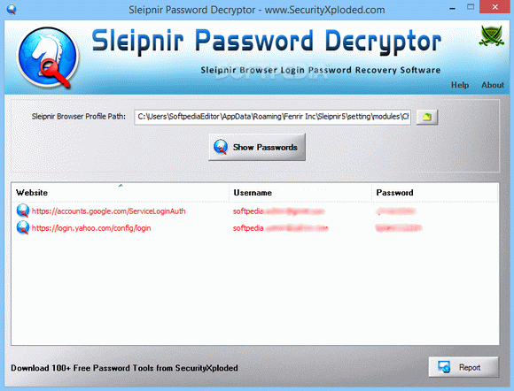 Sleipnir Password Decryptor кряк лекарство crack
