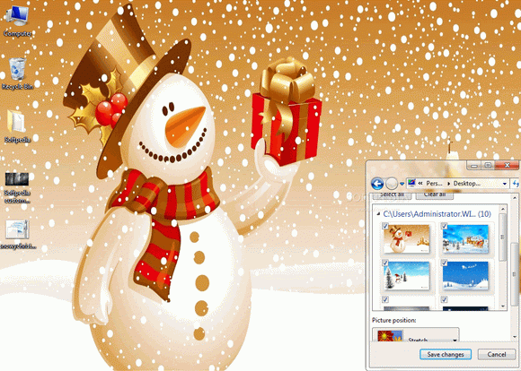 Snowy Christmas Windows 7 Theme кряк лекарство crack