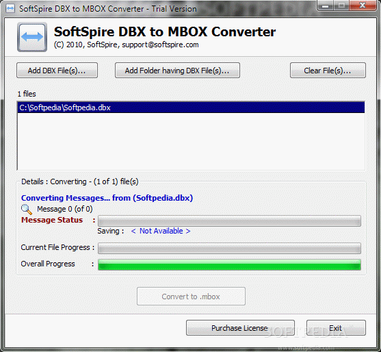 SoftSpire DBX to MBOX Converter кряк лекарство crack