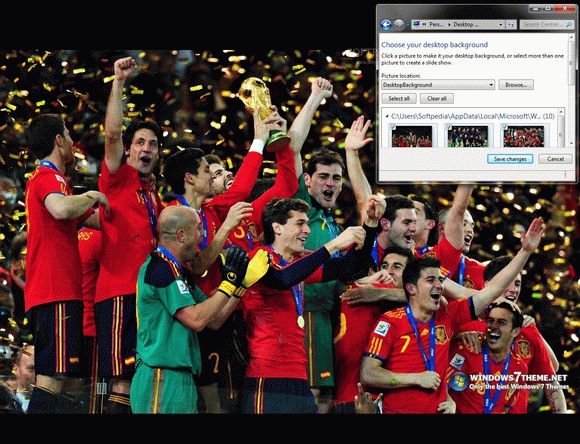 Spain World Champions Windows 7 Theme кряк лекарство crack